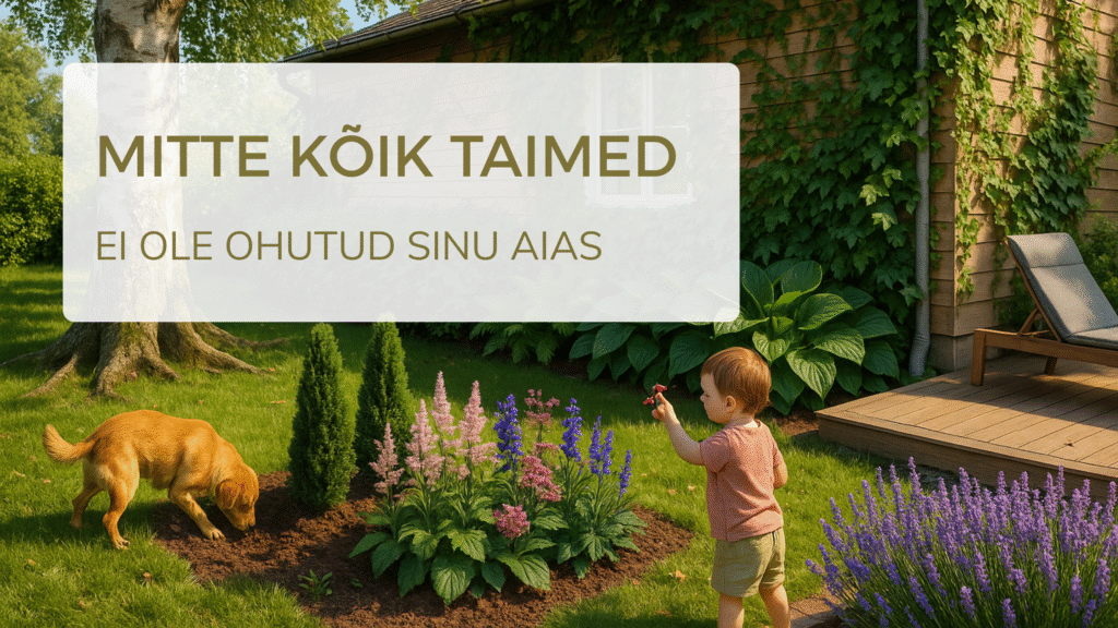 Mitte kõik taimed ei ole ohutud