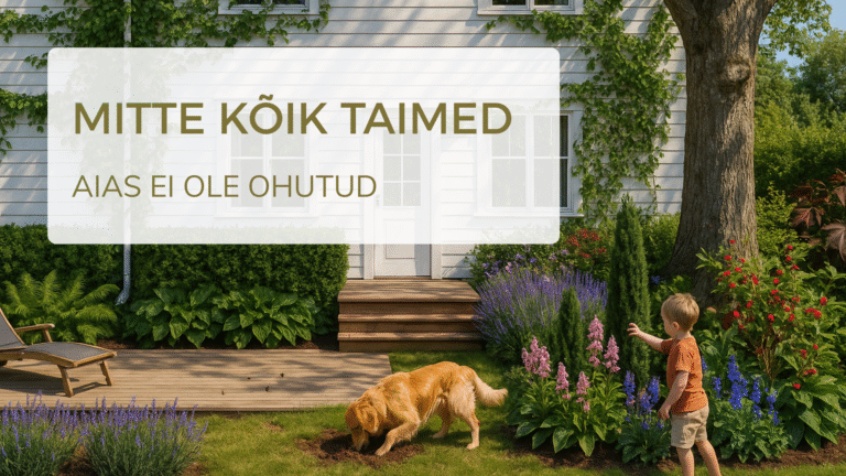 mida ei tasu istutada maja kõrvale ja ohtlikud taimed