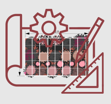 1x1 m ruudustikuga istutusplaan